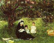 Berthe Morisot i maurecourt oil painting artist